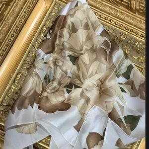 Jones New York Silk Scarf 20”x20”